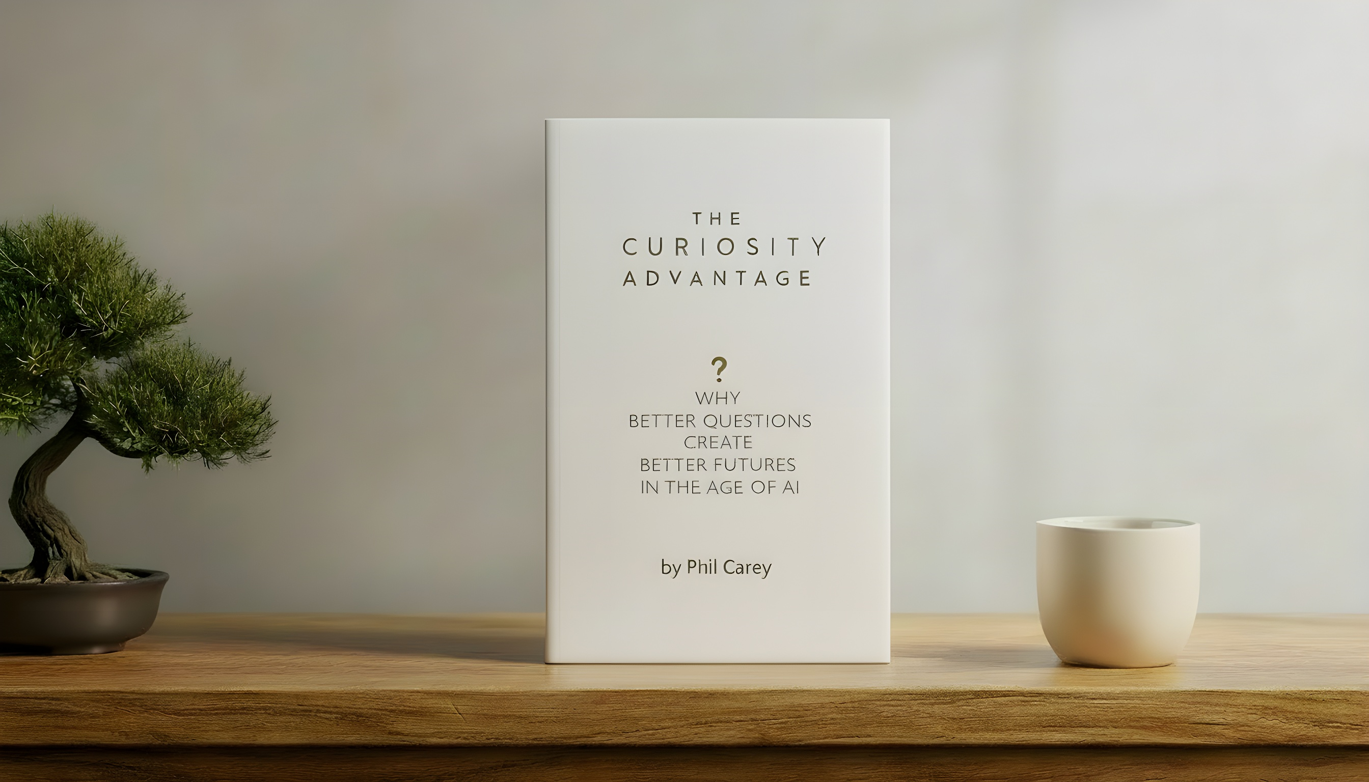 The Curiosity Advantage book on a shelf
